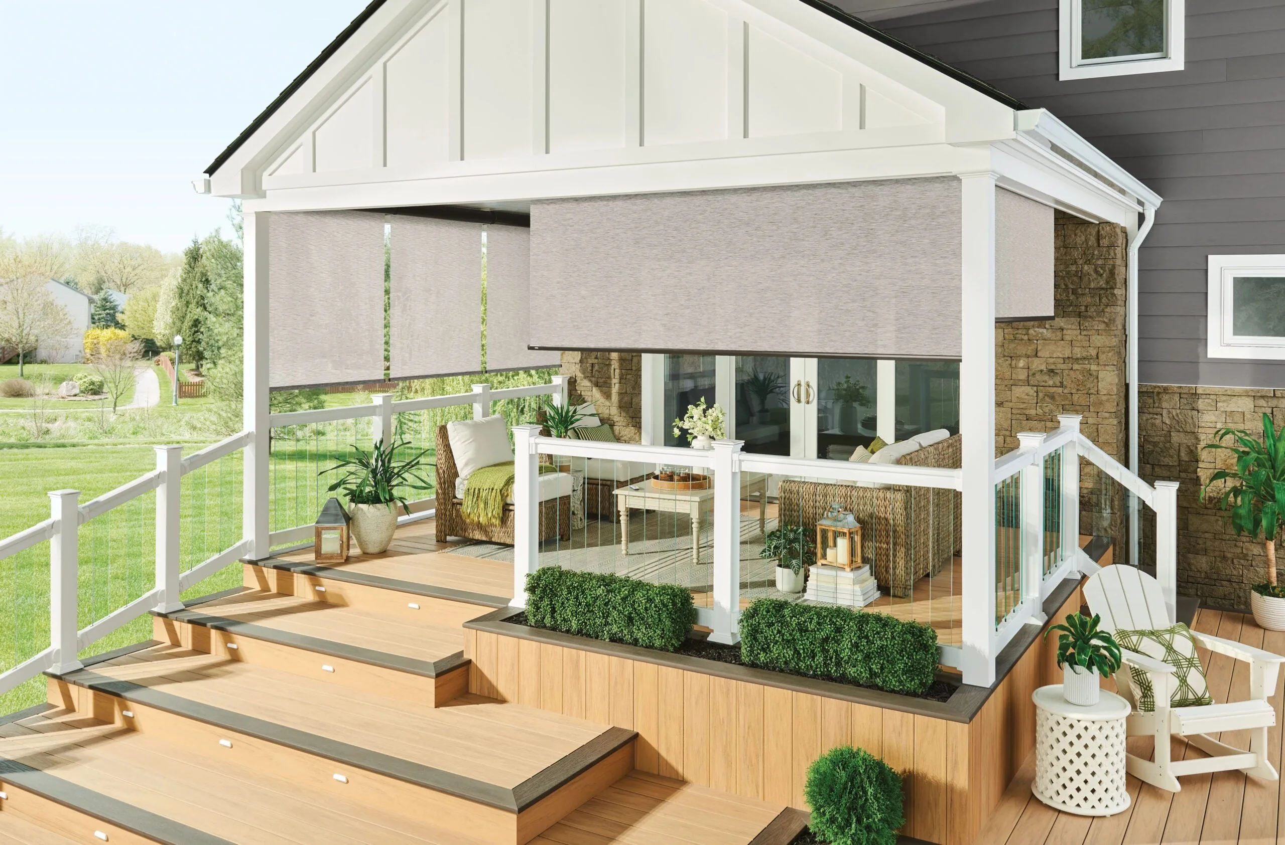 Solar Shades Add Style to Your Outdoor Living Space