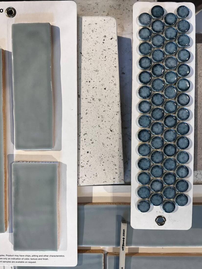 OM Design interior design process — materials and fabric selection